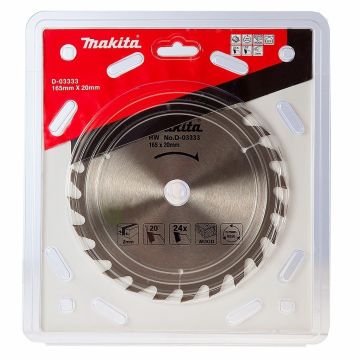 Makita Standart Ahşap Daire Testere 165x20 mm 24 Diş (D-03333)