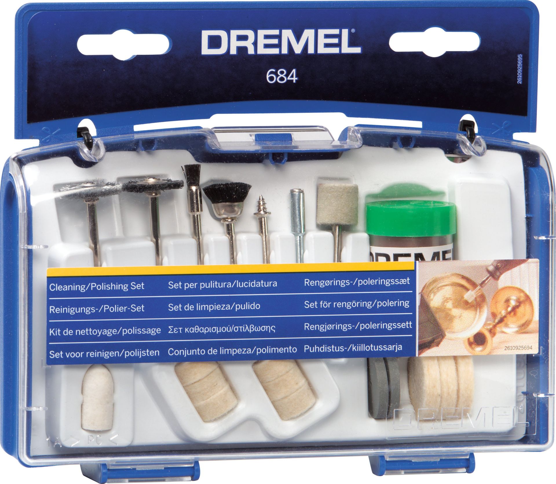 Dremel Aksesuar Seti Temizleme Parlatma (684) - 26150684JA