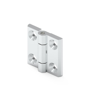 Mesan Yaprak Menteşe Zamak-Siyah Boyalı 40X40 Delikli