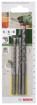 Bosch SDS-Quick Beton Matkap Ucu Set (3 Parça 5-6-8 mm) - 2609256908