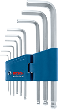 Bosch Profesyonel Alyan Anahtar Takımı Hex 9 Parça (1,5-10 Mm) - 1600A01TH5