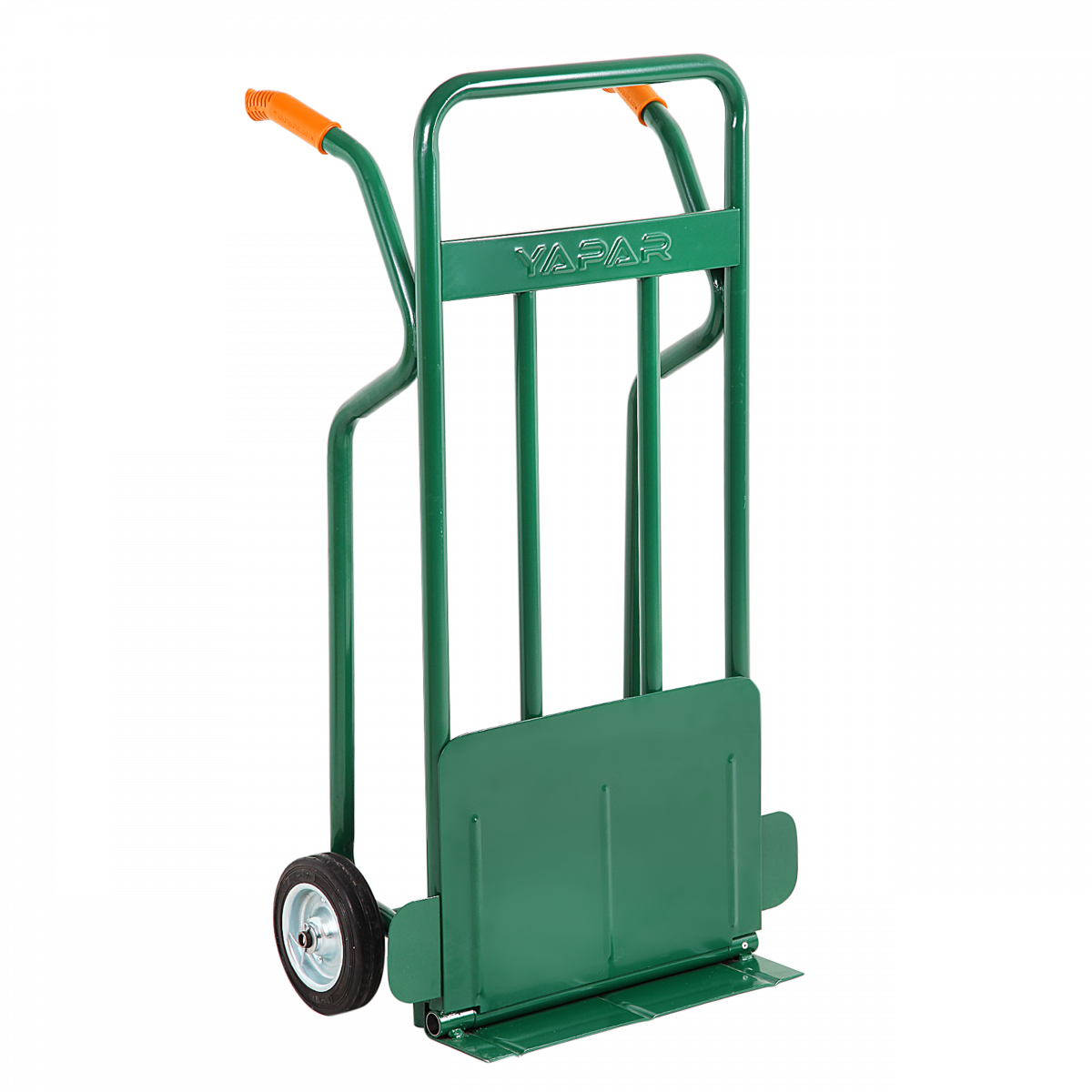 YAPAR Koli Taşıma Arabası HT510 Katlanır Dolgu Burçlu 250x50 mm