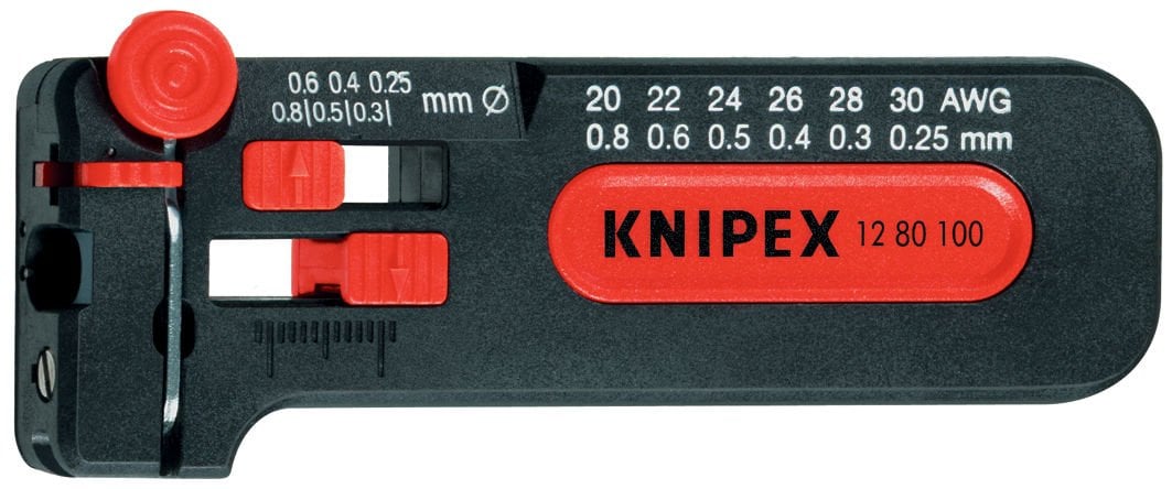 Knipex İnce Kablo Sıyırma Aleti 100 Mm - KNI1280100SB