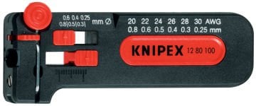 Knipex İnce Kablo Sıyırma Aleti 100 Mm - KNI1280100SB