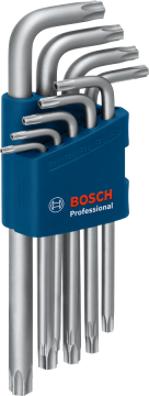 Bosch Profesyonel Alyan Anahtar Takımı Torx 9 Parça (10-50 Mm) - 1600A01TH4
