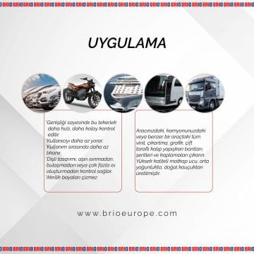 Brio Etiket Serit Folyo Temizlik Silgisi Truck