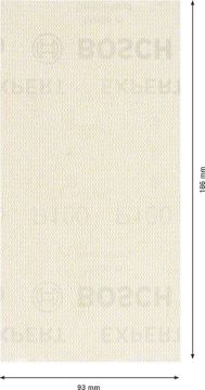 Bosch Ağ Zımpara Expert M480 93x186 mm 100 Kum (10 Adet) - 2608900744