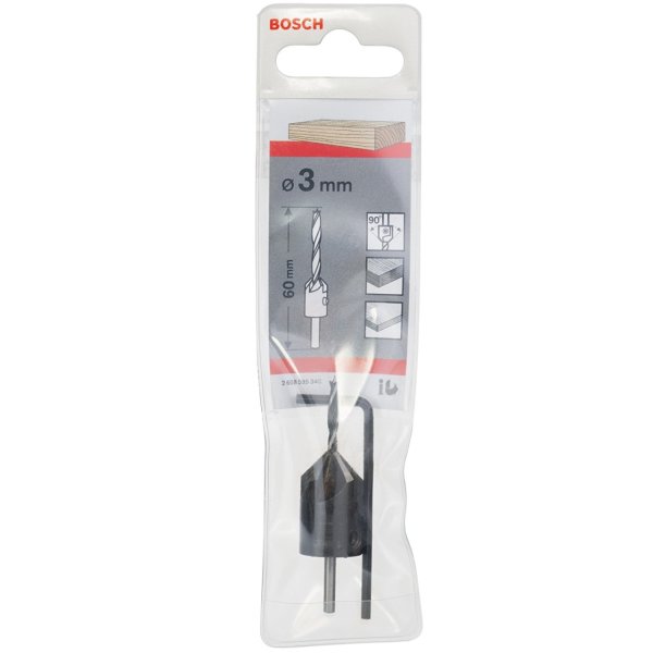 Bosch Ahşap Matkap Ucu Havşalı Silindir 3 mm - 2608595345