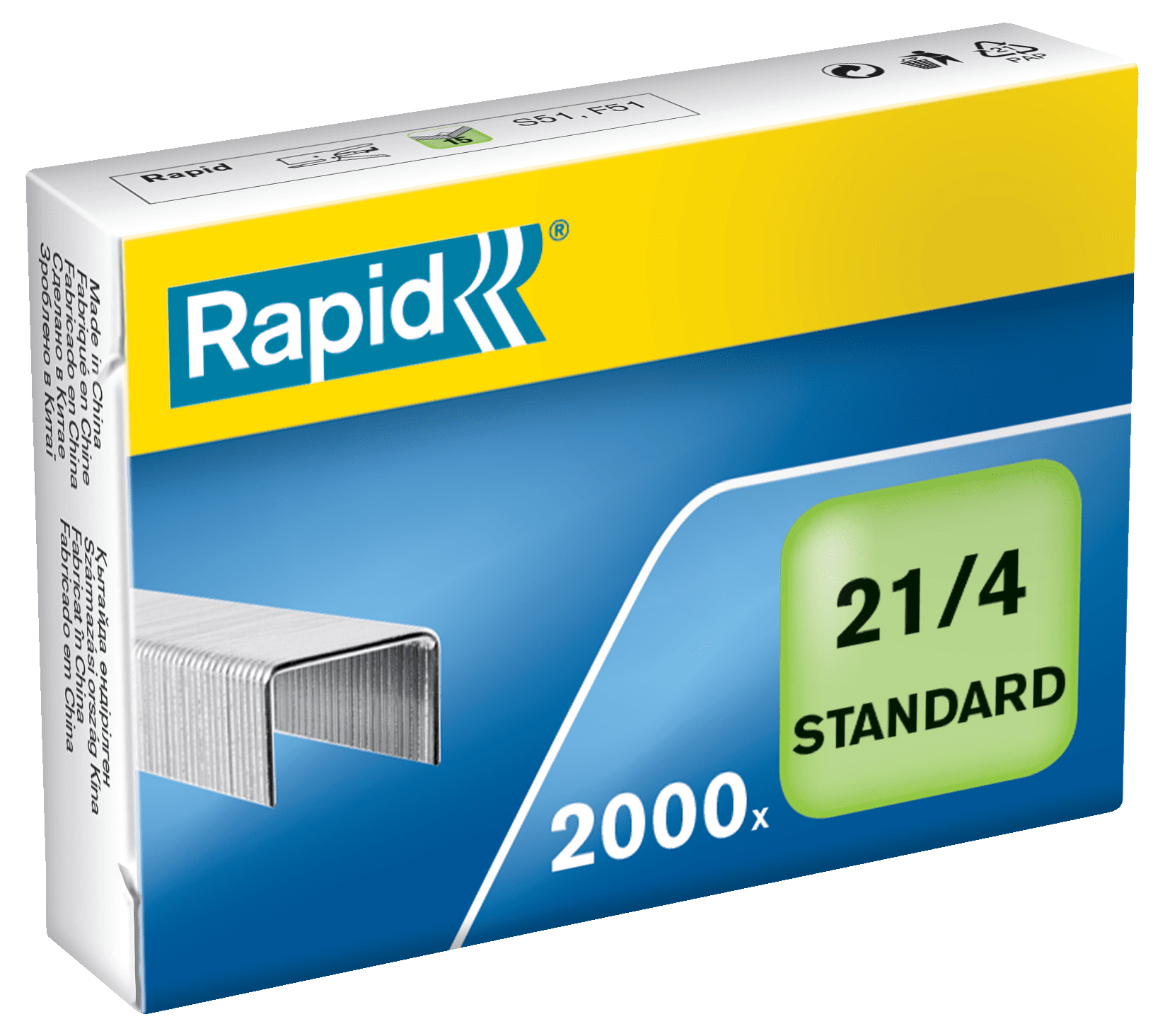 Rapid Zımba Teli 21 Serisi 4 mm (1 Paket/2000 Adet) - 24867500