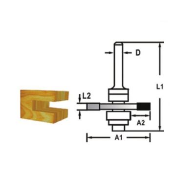 Topshop Freze Bıçağı 12X33 Mm - TSP14442