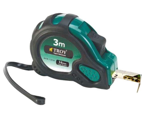 Troy 23103 Stoperli Şerit Metre (3mx16mm)