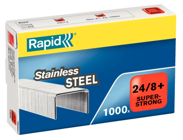 Rapid Zımba Teli 24 Serisi Paslanmaz Çelik 8 mm (1 Paket/1000 Adet) - 24858300