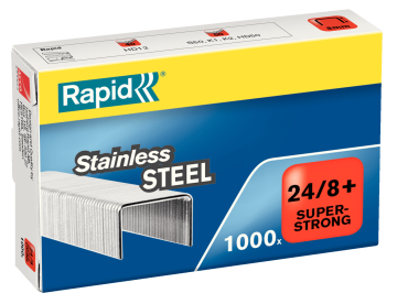 Rapid Zımba Teli 24 Serisi Paslanmaz Çelik 8 mm (1 Paket/1000 Adet) - 24858300