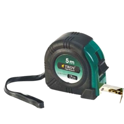 Troy 23105 Stoperli Şerit Metre (5mx19mm)