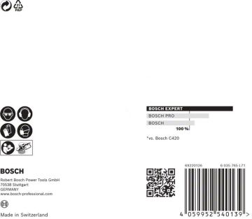 Bosch Ağ Zımpara Expert M480 Ø125 mm 180 Kum (5 Adet) - 2608900675