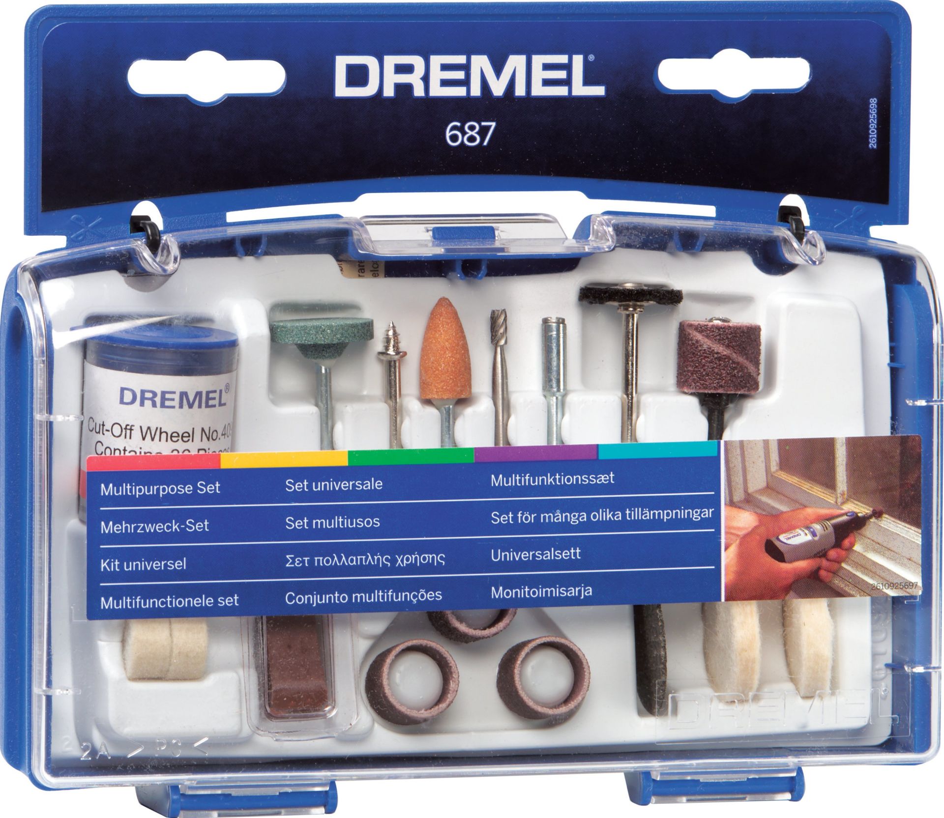 Dremel Aksesuar Seti Karışık Çok Amaçlı (687) - 26150687JA