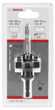 Bosch HSS-Bi Metal Delik Açma Testeresi Adaptör 32-76 mm 9-52 mm - 2609390587