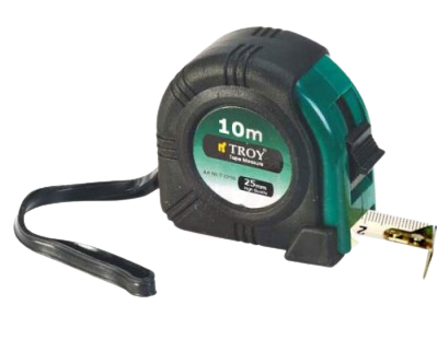 Troy 23110 Stoperli Şerit Metre (10mx25mm)