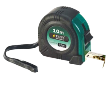 Troy 23110 Stoperli Şerit Metre (10mx25mm)