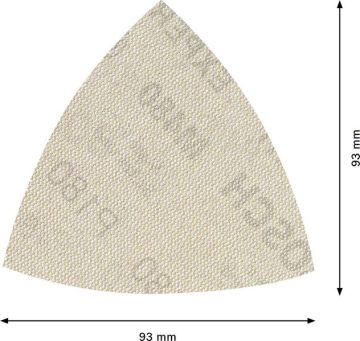 Bosch Ağ Zımpara Expert M480 93x93 mm 180 Kum (5 Adet) - 2608900720