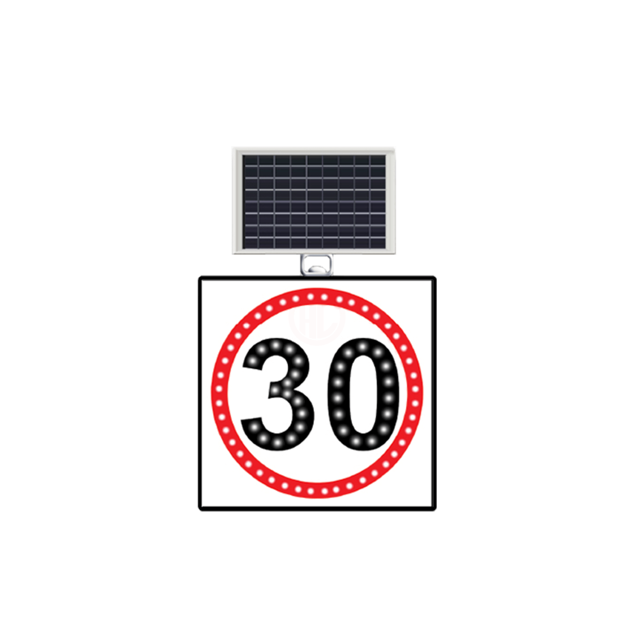 MFK Plastik Hız Limiti 30 Km Levhası 60x60 Cm - MFK9617