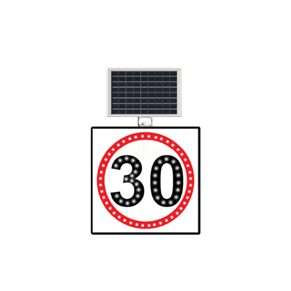 MFK Plastik Hız Limiti 30 Km Levhası 60x60 Cm - MFK9617