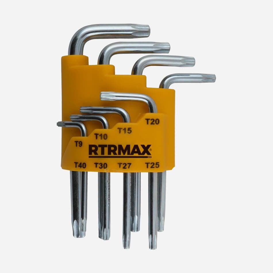 Rtrmax RH03853 Torx Allen Anahtar 8 Li Set Kısa