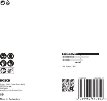 Bosch Ağ Zımpara Expert M480 Ø125 mm 240 Kum (5 Adet) - 2608900677