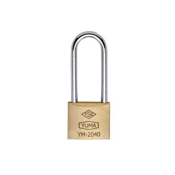 Yuma Kilit Uzun Kancalı Pirinç Asma Kilit 40 Mm Tek Anahtar Pas