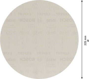 Bosch Ağ Zımpara Expert M480 Ø225 mm 120 Kum (25 Adet) Alçıpan - 2608900710