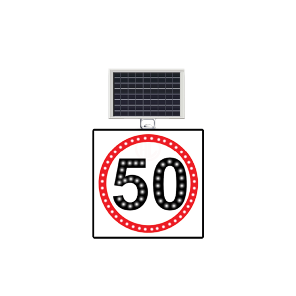 MFK Plastik Hız Limiti 50 Km Levhası 60x60 Cm - MFK9618