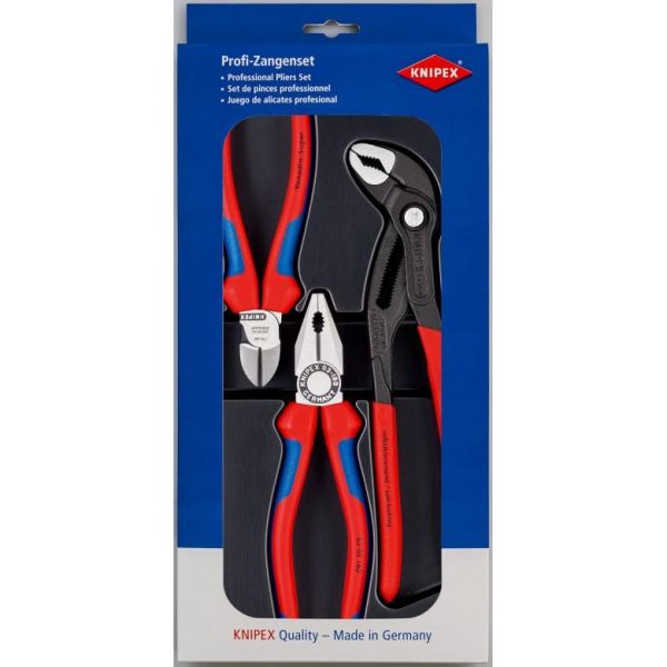 Knipex 00 20 09 V01 PENSE VE TORNAVİDA SETİ 3 PARÇA - KNI002009V01