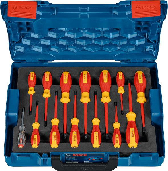 Bosch Profesyonel VDE Tornavida Seti 14 Parça