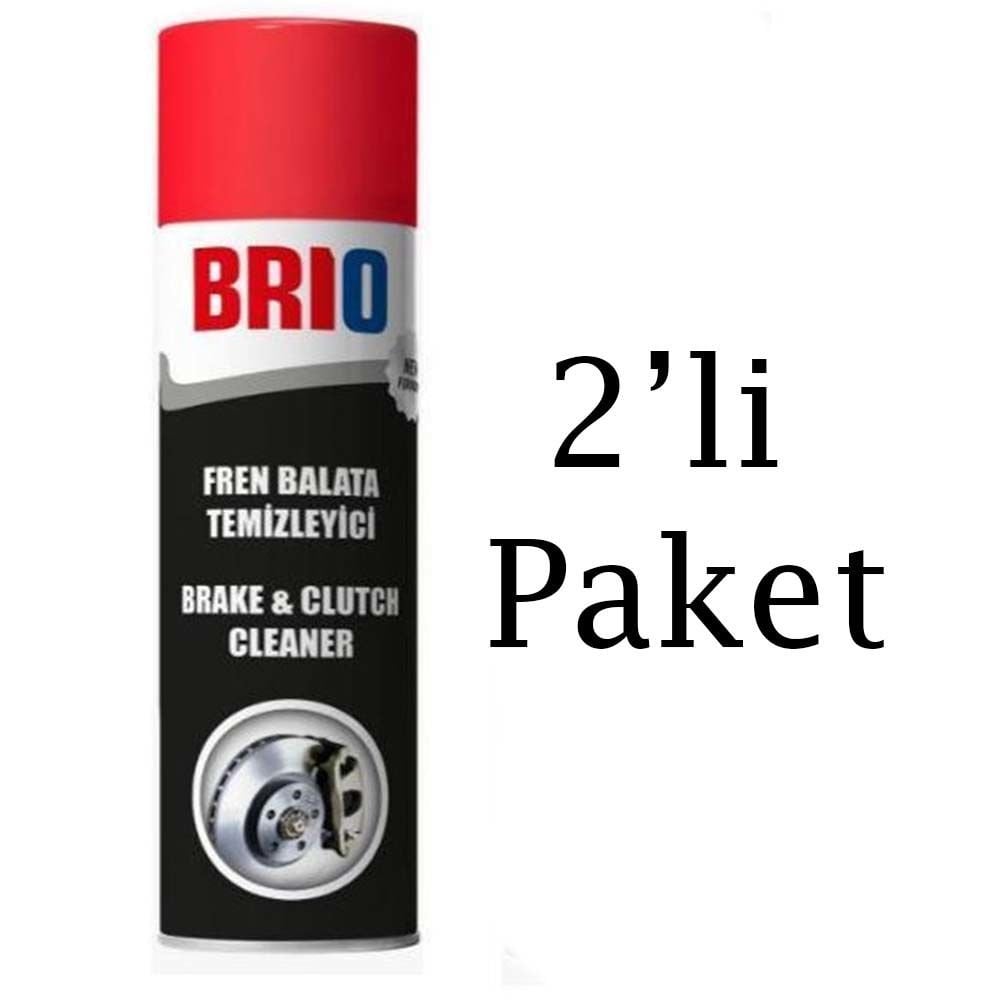 Brio Fren Balata Temizleyici Genel Temizleyici Sprey 500 Ml 2'li