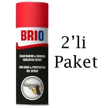 Brio Silah Bakım & Koruma Yağlayıcı Sprey 200 Ml 2'li Paket