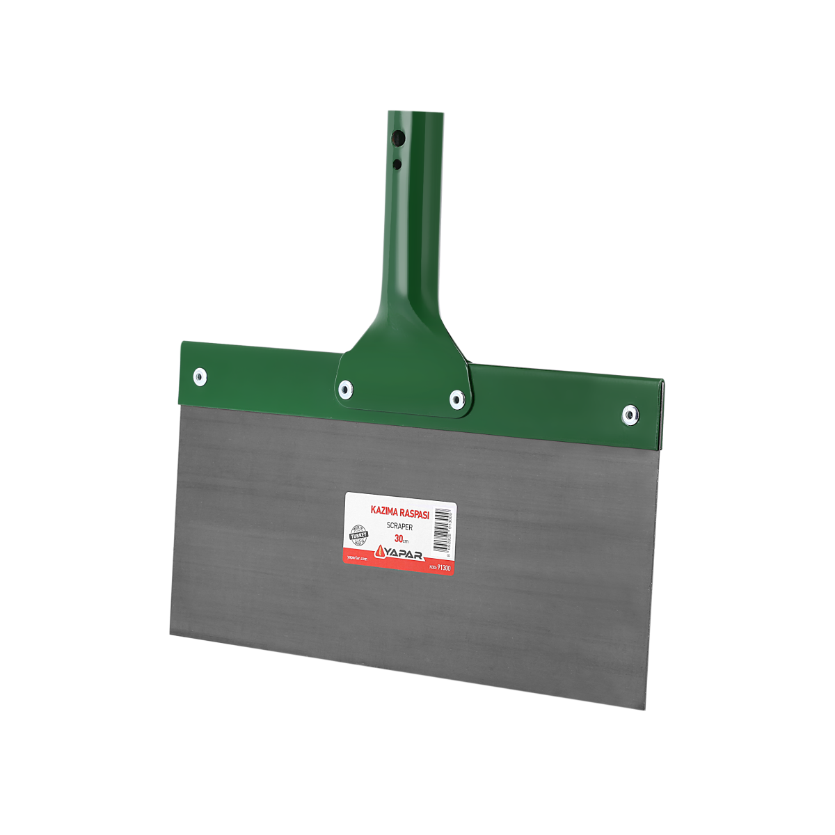 YAPAR Kazıma Raspası 30 Cm Düz Saplı 120 Cm