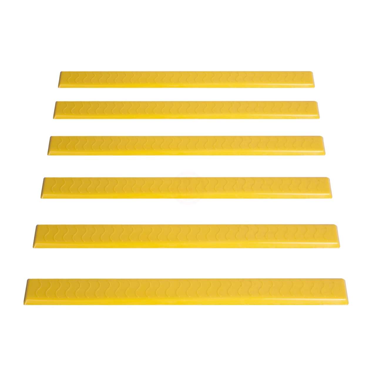 MFK Plastik Hissedilebilir Yürüme Yüzeyi Klavuz Tip 40 Cm Sarı (6 Parça) - MFK5001