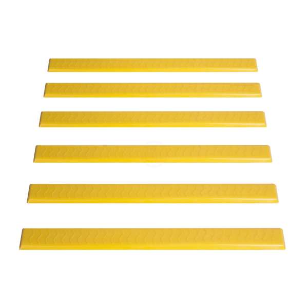 MFK Plastik Hissedilebilir Yürüme Yüzeyi Klavuz Tip 40 Cm Sarı (6 Parça) - MFK5001