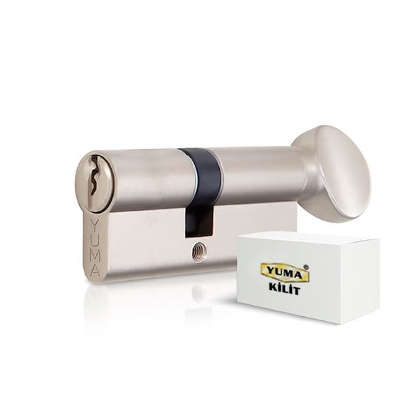 Yuma Kilit Mandallı Topuzlu Standart Pirinç Barel (Kutulu) 68 Mm Cerman Saten