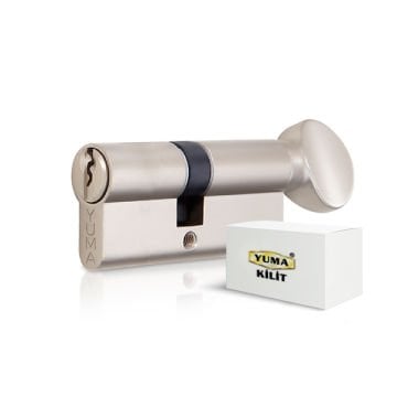 Yuma Kilit Mandallı Topuzlu Standart Pirinç Barel (Kutulu) 68 Mm Cerman Saten