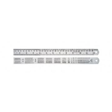 Groz SR/6 ÇELİK CETVEL 150 mm/6 İNÇ