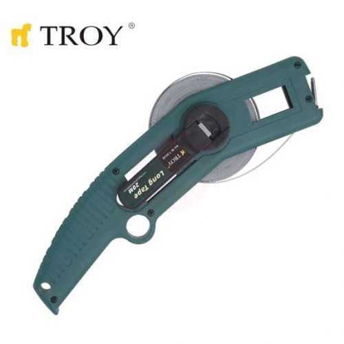 Troy 23142 İskandil Çelik Metre (20m, 13×0.18mm)