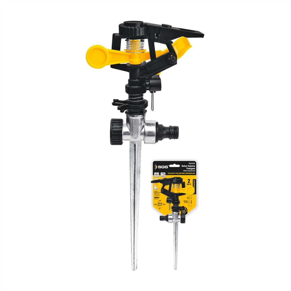 SGS 4250 Bahçe Sulama Fıskiyesi (Metal Saplama)