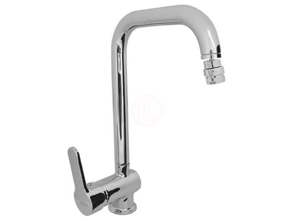 Güven Musluk Orkide Dik Kuğu Evye Bataryası Oynar Uçlu - GVNM9733