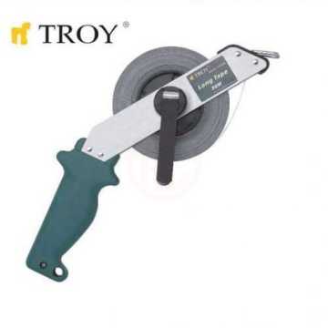 Troy 23152 İskandil Çelik Metre (20m, 13×0.18mm)