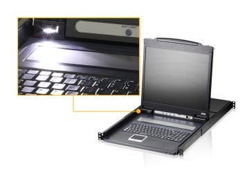 Aten 19 İnç Lcd Kvm Switch, Türkçe Klavyeli