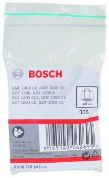 Bosch Freze Uyumlu Penset/Somun Ø6 mm 24 mm - 2608570103