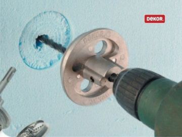 Dekor Rulo 1542 Strafor Açıcı Panç 10x125 mm Matkap Uçlu