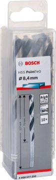 Bosch Metal Matkap Ucu HSS PointTeQ (DIN 338) 8,4 mm (10 Adet) - 2608577252