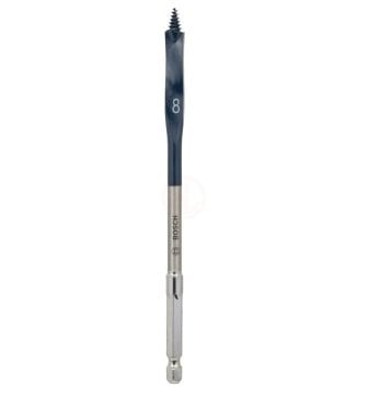 Bosch SelfCut Speed Yaprak Ahşap Matkap Ucu 1/4 İnç Altıgen Şaft 8x152 mm - 2608595482